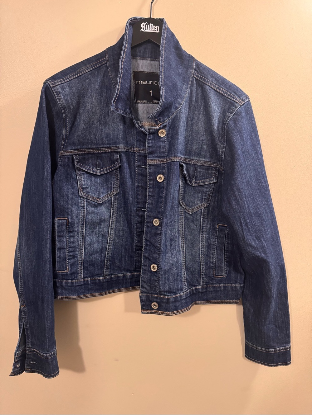 Maurices cropped jean jacket